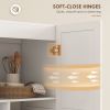 HOMCOM Kitchen Pantry Cabinet | Adjustable Shelves & Soft-Close Doors