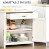 Farmhouse Buffet Cabinet with Barn Doors & Adjustable Shelf