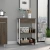 Verona Kitchen Cart with Storage Shelves