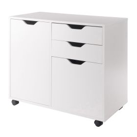 Winsome Halifax Mobile Filing Cabinet with Drawer and Adjustable Shelf