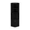 Corner Bar Cabinet Atanasio with 8 Wine Cubbies