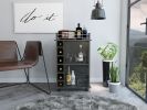 Savannah 6-Bottle 3-Shelf Bar Cart