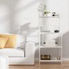 4-Tier Microwave Stand Kitchen Baker's Rack with Storage Shelves