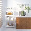 4-Tier Microwave Stand Kitchen Baker's Rack with Storage Shelves