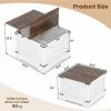 Farmhouse Lift Top Coffee Table with Hidden Storage Compartment
