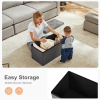 Storage Ottoman with Foam Padded Seat