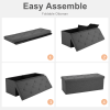 Storage Ottoman with Foam Padded Seat