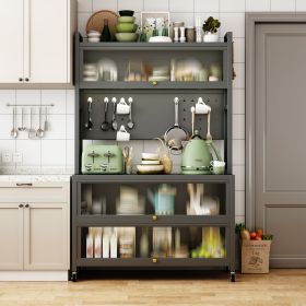 metal storage shelves (Color: as Pic)