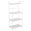 4-Tier Microwave Stand Kitchen Baker's Rack with Storage Shelves