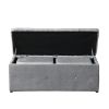 Rectangular Storage Ottoman with 2 Set Ottomans