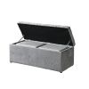 Rectangular Storage Ottoman with 2 Set Ottomans