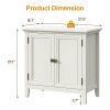 Rattan Storage Cabinet with Adjustable Shelf